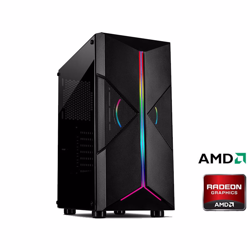 Gaming računar AMD Ryzen 5 3600, 16GB, 512GB SSD, RX 6600 8GB i Gaming Samsung G3 G30D 27